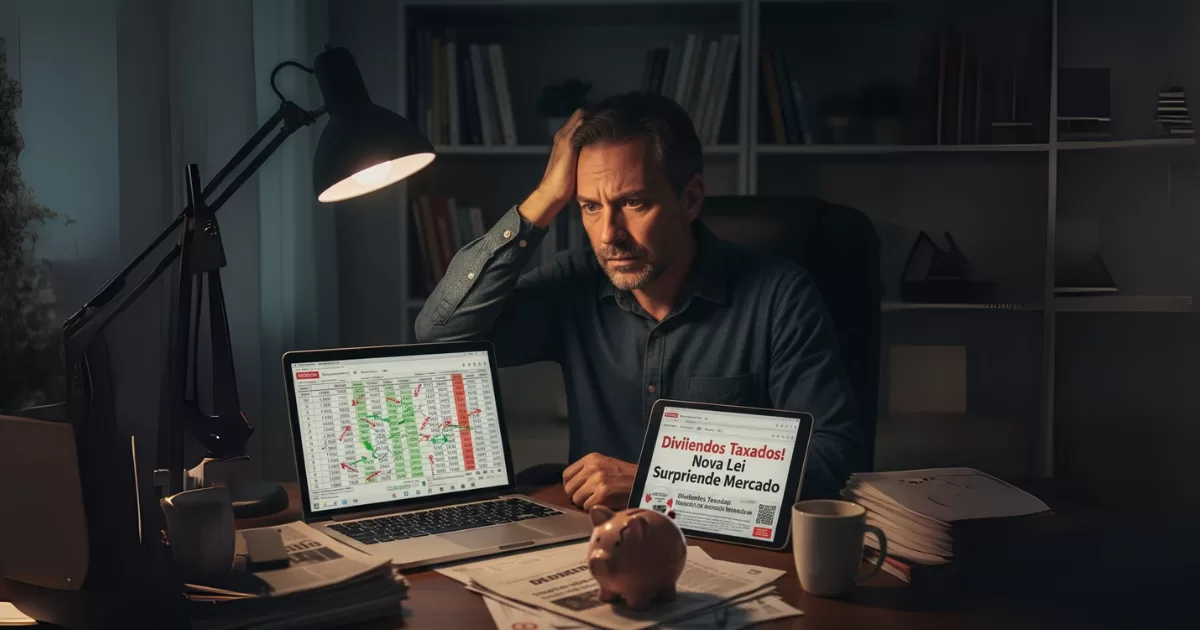 Gráfico de análise de dividendos tributados no Brasil em 2025, destacando impacto da nova lei de isenção de IR até R$ 5.000