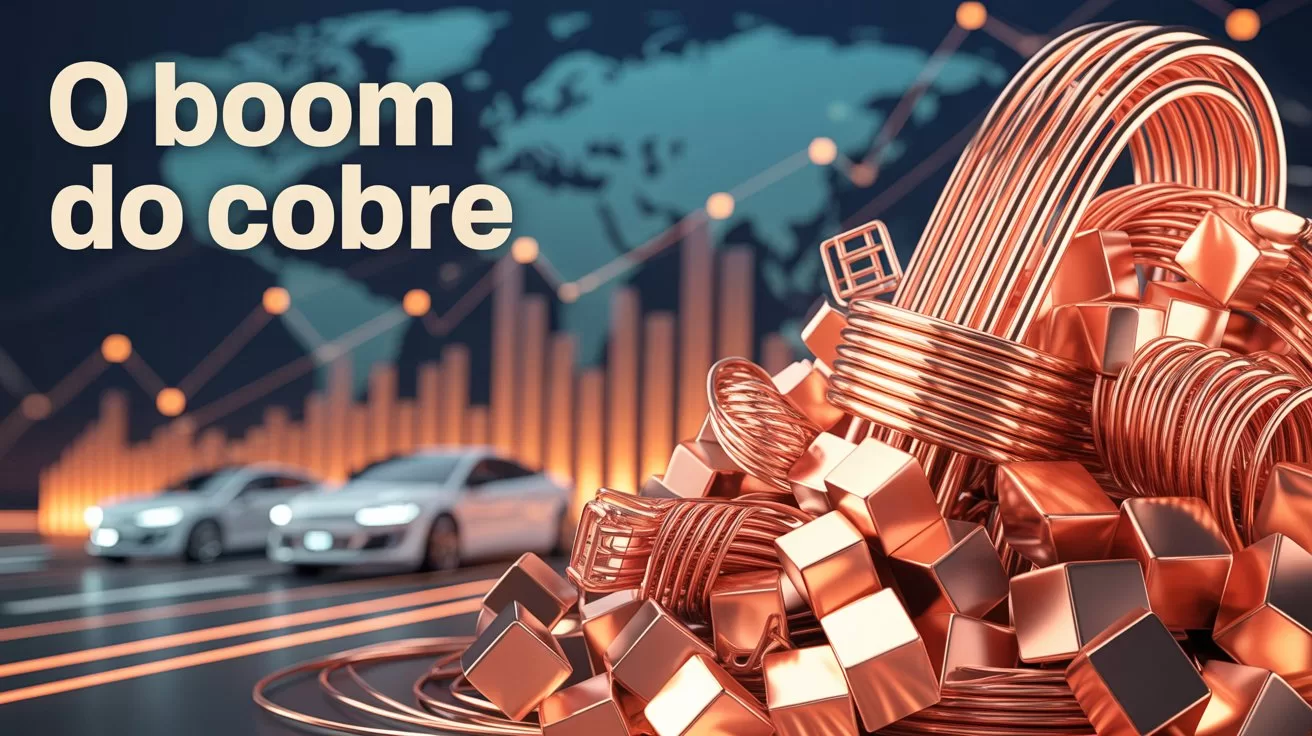 Investir em Cobre: O Boom do Novo Petróleo e o Déficit Estrutural