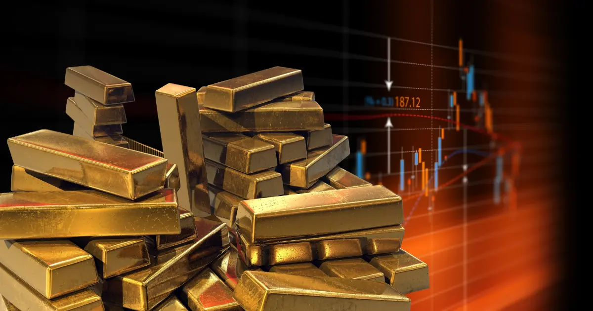 Barras de ouro investimento 2025, segurança financeira com barras de ouro