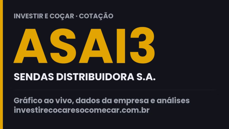 Capa da cotação de ASAI3 (SENDAS DISTRIBUIDORA S.A.)