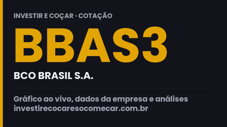 Capa da cotação de BBAS3 (BCO BRASIL S.A.)