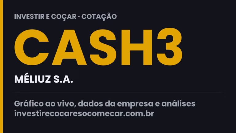 Capa da cotação de CASH3 (MÉLIUZ S.A.)