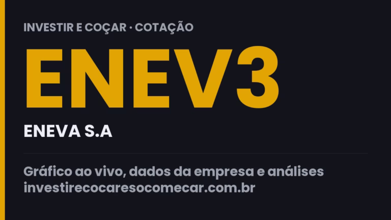 Capa da cotação de ENEV3 (ENEVA S.A)