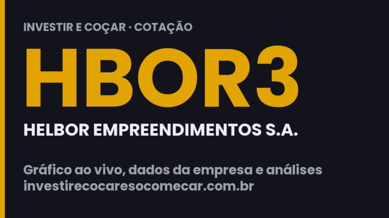 Capa da cotação de HBOR3 (HELBOR EMPREENDIMENTOS S.A.)