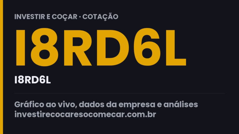 Capa da cotação de I8RD6L (I8RD6L)