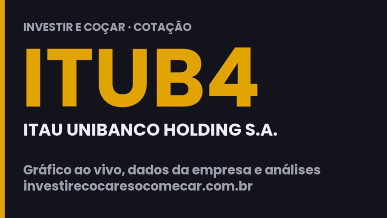 Capa da cotação de ITUB4 (ITAU UNIBANCO HOLDING S.A.)