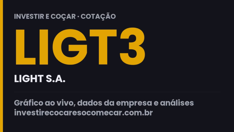 Capa da cotação de LIGT3 (LIGHT S.A.)