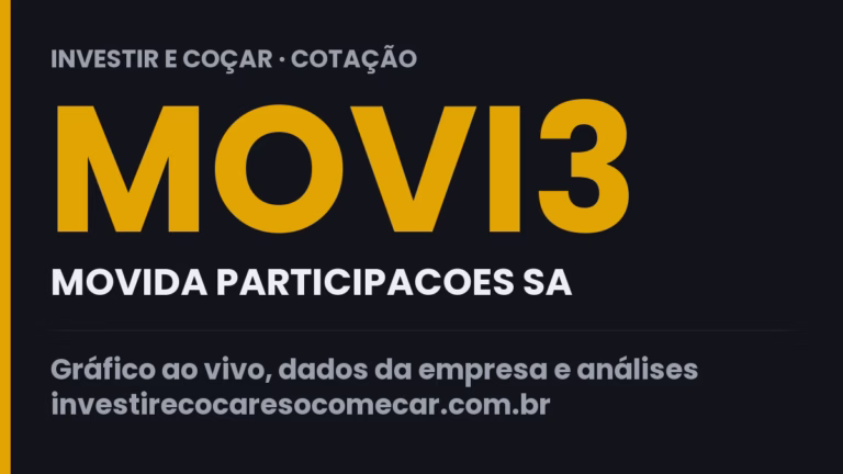 Capa da cotação de MOVI3 (MOVIDA PARTICIPACOES SA)