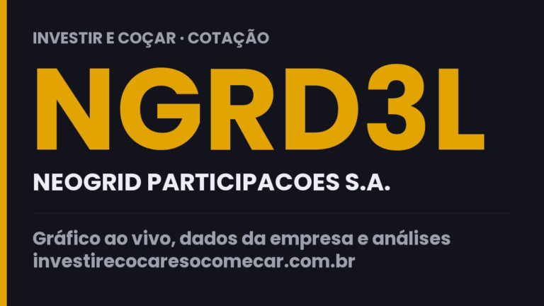 Capa da cotação de NGRD3L (NEOGRID PARTICIPACOES S.A.)