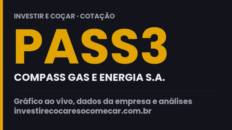 Capa da cotação de PASS3 (COMPASS GAS E ENERGIA S.A.)