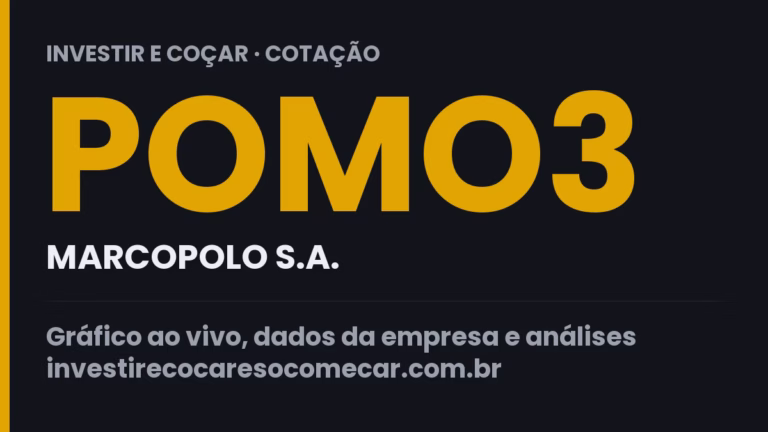 Capa da cotação de POMO3 (MARCOPOLO S.A.)