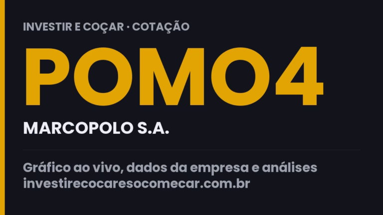 Capa da cotação de POMO4 (MARCOPOLO S.A.)