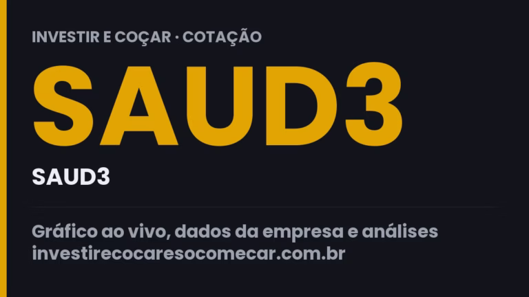 Capa da cotação de SAUD3 (SAUD3)