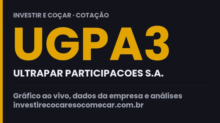 Capa da cotação de UGPA3 (ULTRAPAR PARTICIPACOES S.A.)