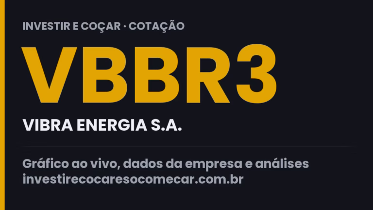 Capa da cotação de VBBR3 (VIBRA ENERGIA S.A.)
