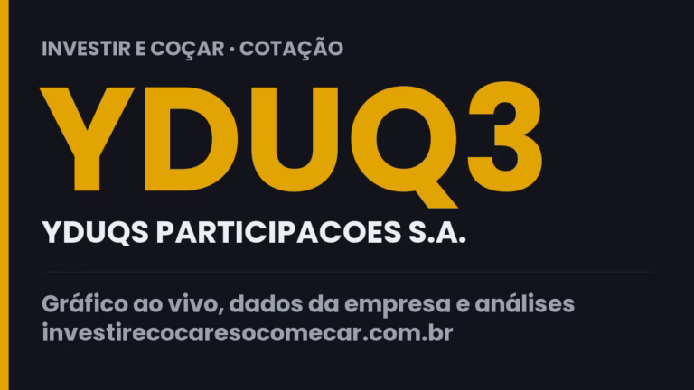 Capa da cotação de YDUQ3 (YDUQS PARTICIPACOES S.A.)