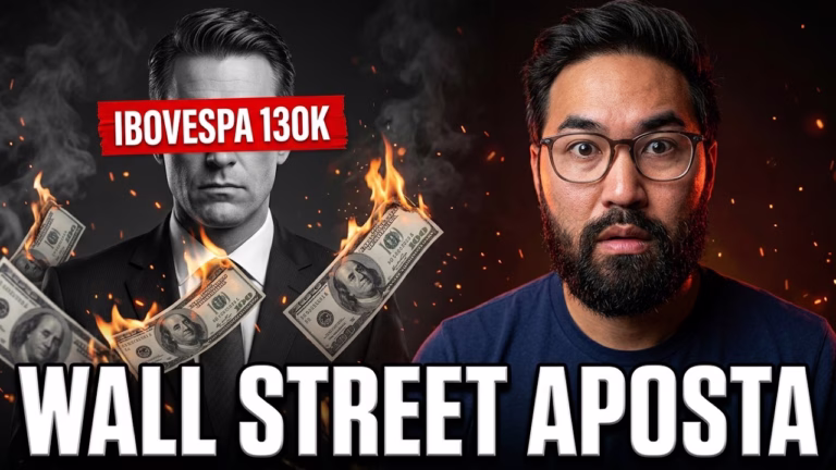 Thumbnail do vídeo sobre o alerta do Morgan Stanley para o Brasil depois das eleições