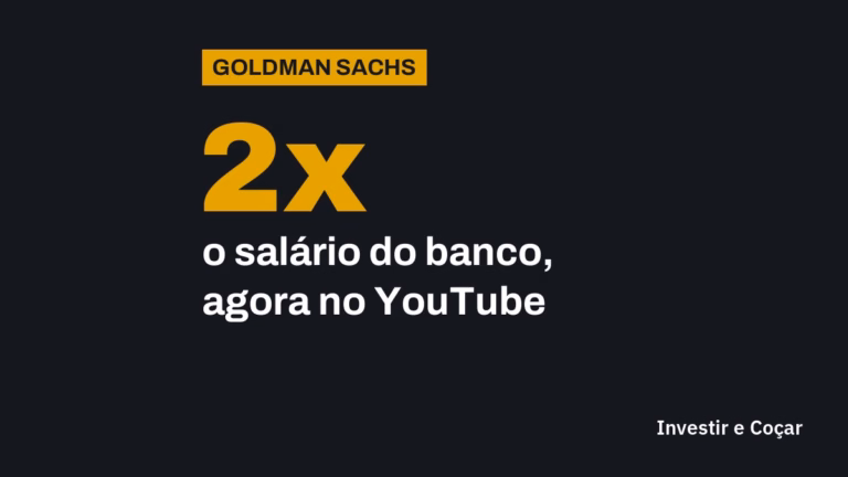 Ex-analistas do Goldman Sachs e do Morgan Stanley que viraram criadores de conteúdo ganham o dobro do salário anterior, segundo a Bloomberg.