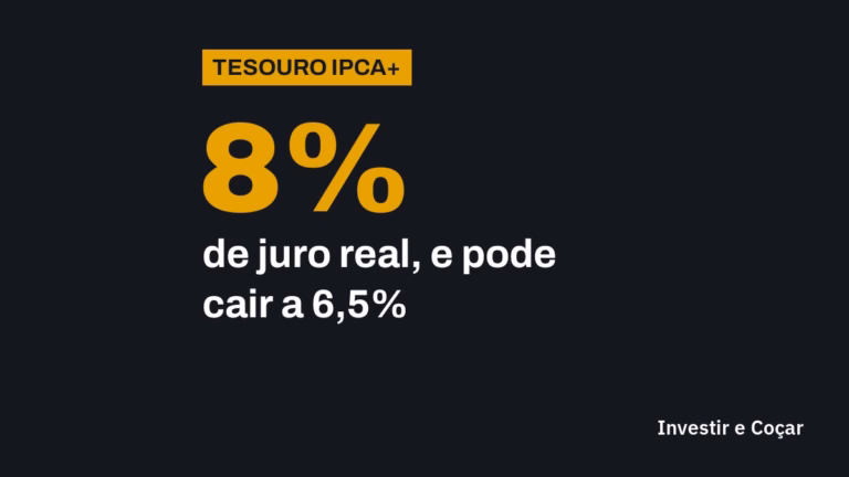 Tesouro IPCA+ 2032 chegou a pagar mais de 8% de juro real ao ano; se o Tesouro recomprar NTN-B, a taxa para quem ainda vai comprar pode cair para cerca de 6,5%.