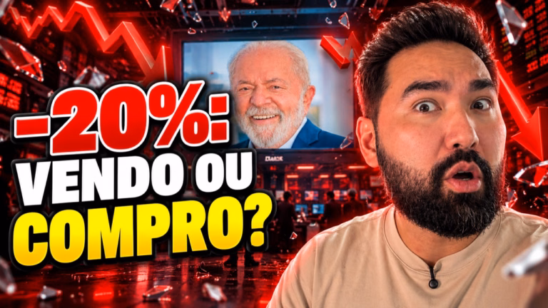 Thumbnail do Resumão do Japão: -20%, vendo ou compro? com Lula no telão e Denis Miyabara assustado