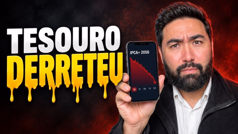 Tesouro IPCA+ derreteu: R$ 100 mil viraram R$ 76 mil no almoço. Vender ou segurar?